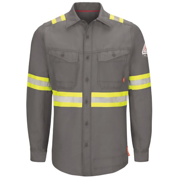 Fire Resistant Wear > FR Hi-Vis Shirts > Bulwark iQ Series Endurance ...